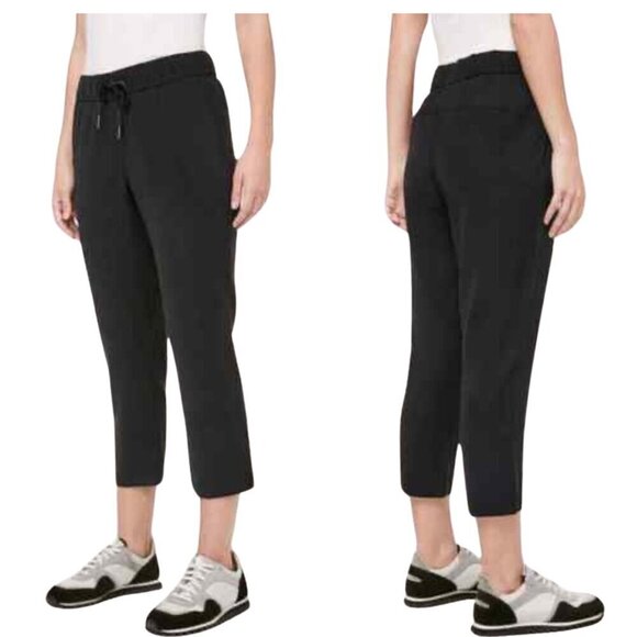 Lululemon Women’s On The Fly Cropped Drawstring Pants 23" | True Navy | Size 2 - Picture 9 of 15